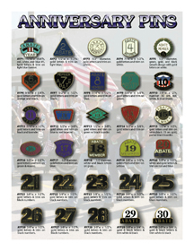 Aniversary Pins